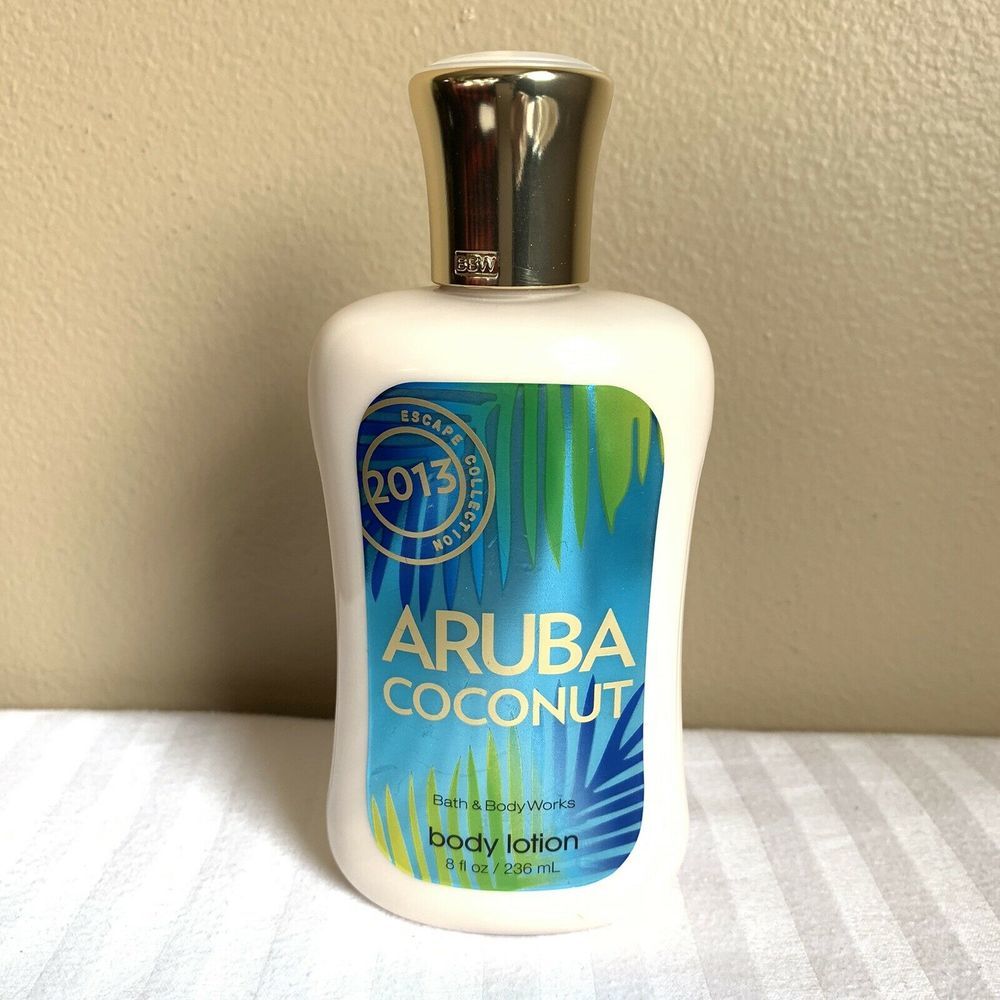 Bath Body Works ARUBA COCONUT Body Lotion 8oz RARE